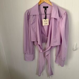 QED London Lavender Blouse